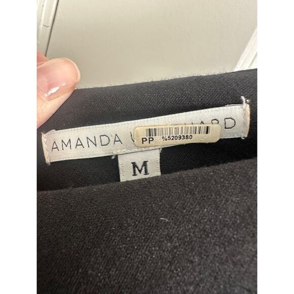 Amanda Uprichard Black Ponte Classic Dress Size: Medium - Picture 10 of 11